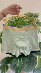 💥LansrubBra (N967) กางเกงบ็อกเซอร์ชาย ผ้านุ่ม ระบายอากาศดี