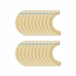 10 Pcs Ostomy Barrier Strips Hydrocolloid Waterproof Leak Skin Adhesive Elastic Barrier Strips for Colostomy Bags Ostomy Supplies