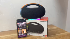( Hàng Mới ) Loa BS-269 Bluetooth – Âm Thanh Sống Động  Bass Trầm Uy Lực  Có Tay Cầm Tiện Lợi – Chống Nước IPX7  Hỗ Trợ Cổng USB  Thẻ Nhớ  cổng AUX  Type C
