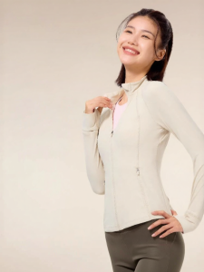 Keep | Womens Quick-Dry Slim-Fit Stretchy Sports Jacket Long-Sleeve