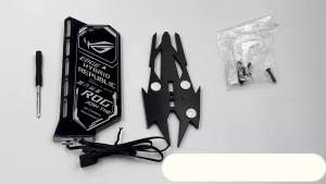 Giá Đỡ Card Đồ Họa ROG ARGB Hỗ Trợ GPU Đồng Bộ 5V 3-pin Đế Đỡ Card Đồ Họa Cho Vỏ PC Chất Liệu Acrylic Tương Thích RGB