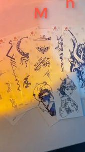 Bộ 29 hình xăm dán tạm thời chống thấm nước có thể kéo dài đến 15 ngày Milana Magic Tattoo nhiều mẫu lựa chọnhình đẹp