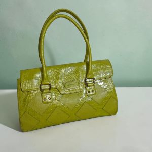 Preloved Elcanto Korea Green BagGenuine Leather Bag