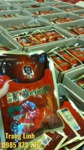 Kẹo hồng sâm hàn quốc chính hãng gói 200gr - Kẹo sâm cứng samsung Korea