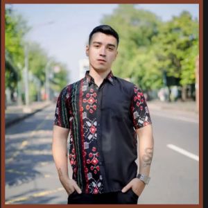 Setelan Baju kondangan Murah Pria dan Wanita Dress Tenun