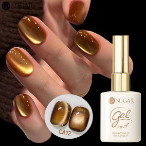UR SUGAR 15ml Golden Crystal Cat Eyes Nail Gel Polish UV LED Gel Varnish Black Crystal Cat Eye Gel