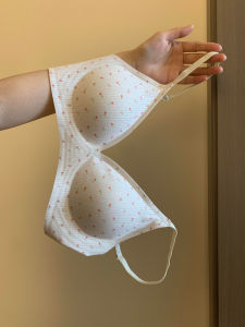 ชุดชั้นในสตรีแบบเกาะอกลายดอกไม้ ทรงสามเหลี่ยม ผ้าฝ้าย เอวกลาง ป้องกันการหย่อนคล้อย ใส่สบาย เหมาะกับหน้าอกเล็ก