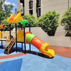 (ไม่รวมจัดส่ง+ติดตั้ง) เครื่องเล่นสนาม สไลเดอร์ ชิงช้า กระดานลื่น ปีนป่าย ม้านั่ง ของเล่น ขนาด 210x350x300 ซม