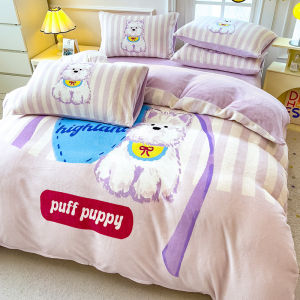 Dual-Sided Warmth Bedding Set 4-Pieces
