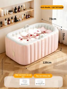 MEISHIMEIJIA | Bồn Tắm Hơi Tự Động Gấp Cho Người Lớn Toàn Thân