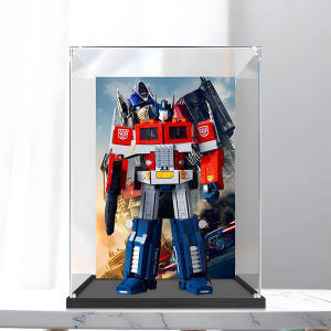 Hộp Trưng Bày Acrylic Optimus 10302 Transformers Thích Hợp Dùng Cho Lego Hộp Đựng Đồ Làm Thủ Công Chống Bụi Trong Suốt