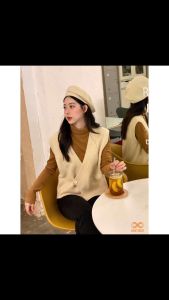 Áo Len Zile Phối  2 Khuy Cá Tính - LCXA229