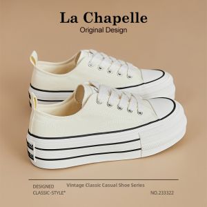 La Chapelle | Breathable Summer New Classic Thick Sole Low Cut Casual Canvas Shoes