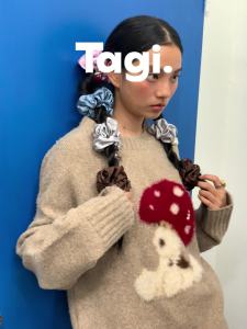 Tagi. Hazelnut Hair Scrunchie