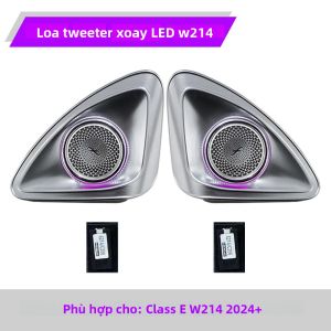 Loa Kèn Xoay 4D Tích Hợp Đèn LED RGB Phát Sáng Độ Chế Cho Nội Thất Xe Mercedes Benz E-class W214