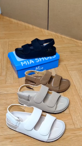 MIA Double Strap Velcro Sandals For Women Thick Soled Sandals