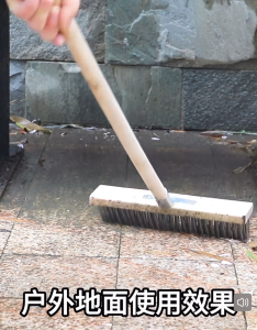 แปรงขัดพื้น แปรงลวด แปรงขัด แปรงลวดขัดพื้น แปรงลวดสเตนเลส ลวดสแตนเลส 304 ด้ามจับยาว 115ซม ไม่ต้องก้ม ทนทาน สําหรับทําความสะอาดพื้น