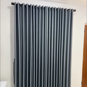Gorden Jendela Polos Blackout Tebal Premium Model Smokring Minimalis