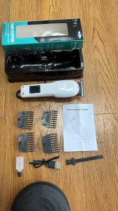 Hot Bright Cordless Hair Clipper | Professional Rechargeable Barber Trimmer LED Digital Display Low Noise Strong Power