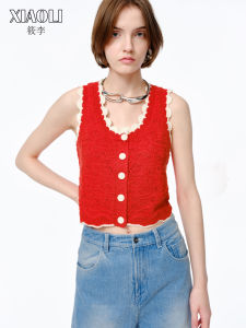 XIAOLI | Spring New Wool Knit Vest