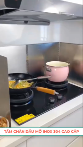 Tấm Chắn Dầu Mỡ Chắn Gió Cao Cấp Gấp Gọn Inox 304 Dày Dặn Chống Gỉ Chống Bám Bẩn An Toàn Hiệu Quả Đủ Kích Cỡ 1-2 Bếp