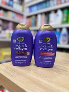SET 2 CHAI DẦU GỘI + DẦU XÃ BIOTIN CHAI 385ML CỦA ML CỦA MỸ