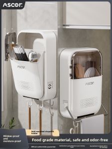 ASCOR | Wall-mounted Multi-functional Kitchen Chopstick Holder