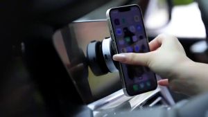 🔥พร้อมส่ง🔥ที่วางโทรศัพท์ในรถแบบดูดสูญญากาศ | แม่เหล็กสองชั้น สำหรับใช้ในรถยนต์ 360 ° รุ่นปรับความยาวขาตั้งได้ CH4990