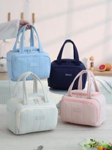 Compact Square Lunch Tote Bag for School and Work Meals RH2537