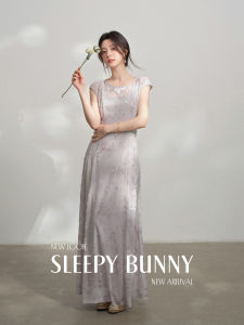 Traditional Inspired Two Pieces Velvet Cut Flowers A-line Dress