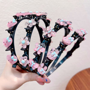 น่ารักการ์ตูนกระต่ายอุปกรณ์เสริมผมสําหรับสาวผมนุ่มสําหรับเด็กน่ารักคลิปผมสําหรับสาว Hairbands