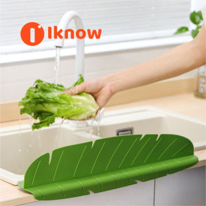 I know Kitchen suction cup water baffle household sink dishwashing and vegetable washing splash proof suction cup partition silicone water baffle