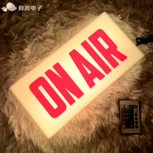 On Air Light Box Small Light Box Creative Night Lighting Led Romantic Atmosphere Acrylic Desktop Rainbow Color