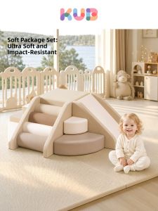 KUB | Soft Climbing and Sliding Set for Infants Sensory Training Collision Prevention
