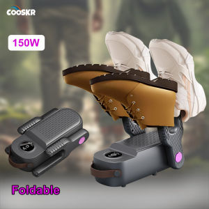 Electric Shoe Dryer 150W Foldable Shoe Drying Machine Odor Deodorizer Socks Gloves Wet Shoes Heater Boot Dryer With Smart Timer