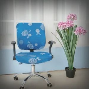 Perfect Deco 2 in 1 Corn Fleece Design Elastic Office Chair Cover Computer Chair Cover Protector Sarung Kerusi komputer