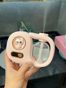 (Buy 1 get 1 free gift)Humidifier Diffuser Aromaterapi Air Purifier Spray Technology Diffuser 45ML Wall-Mounted Pengharum Ruangan USB Rechargeable Rumah Kamar Tidur Spray Aromaterapi Mesin (free hook up)