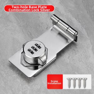 QIUZHISE | Password Lock Security Door Fridge Drawer Cabinet No-drilling Anti-theft 90 Degree Hasp