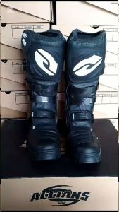 PROMO!!! Sepatu Cross Trabas Trail ANRS Sepatu Enduro Bahan KULIT Terbaru Kode 02