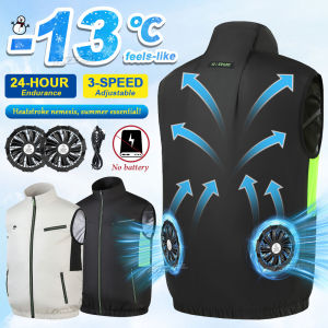 2025Summer Cool VestWearable Cooling Fan Air-conditioned Clothes Continuous cooling 13 Hoursfor High Temperature Work Fishing