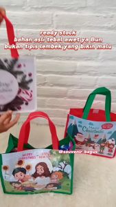 Tas souvenir Natal Paskah Goodie Bag Natal christmas Sekolah Minggu Souvenir Natal xmas Paskah Easter Promo Termurah Sale terlaris tebal murah