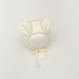 Pure Cotton Baby Hat with Double Balls Ear Protection for Newborns And Infants Korean Style Casual Short Brim Cap