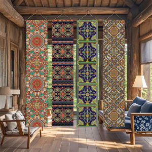 Phong Cách Dân Tộc Treo Vải Trong Nhà Dài Màn Treo Trần Nhà Hàng Không Khí Vải Trang Trí Nhà Trọ Kiểu Dáng Mới Trung Hoa