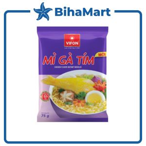 [GÓI LẺ] - VIFON - Mì gà tím Vifon Mì Vifon gà tím Mì gà Vifon gà tím Mì gói gà tím ăn liền Vifon mì ăn liền (75g/gói)