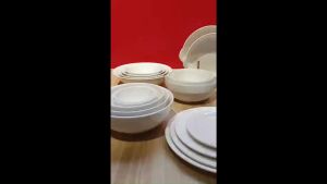 High Quality Plain White Porcelain Dinnerware Plate/ Bowl/ Cup (HQ) Smart Kitchen Ph