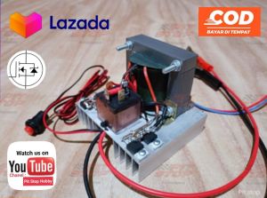 Power mini inverter PAC / VAC 4 Mosfet trafo 3A type Feedback TAHAN AIR COD MANTAP