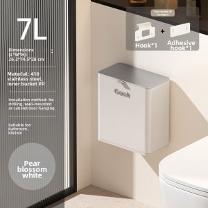 GAOK | Narrow Slot Wall-Mounted Trash Can No Drill