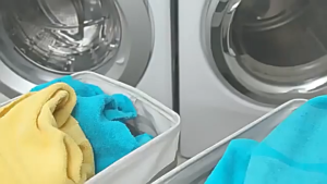 75L Collapsible Laundry Hamper Waterproof Freestanding Tall Clothes Basket with Extended Handles for Home Toys Storage