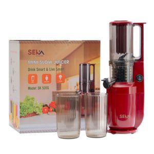Máy ép chậm hoa quả - Máy ép chậm trái cây Seka SK535-S - Máy ép trái cây rau củ quả mini kiệt bã tại Shine 98 - Máy ép hoa quả giữ sinh dưỡng