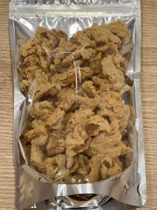 20+2 Crispy Mushroom Chicharon 100g - Seaweed & Seafood Dried Snack - Transparent Silver Packaged - Crispy Texture - Ideal for Snacking - Perfect for Parties